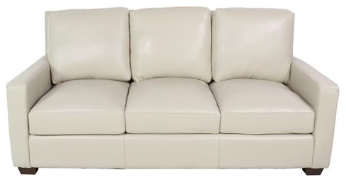 Ivory on sale leather armchair